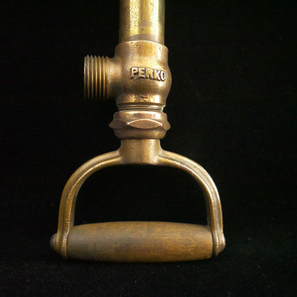 Solid brass antique Perko bilge pump.