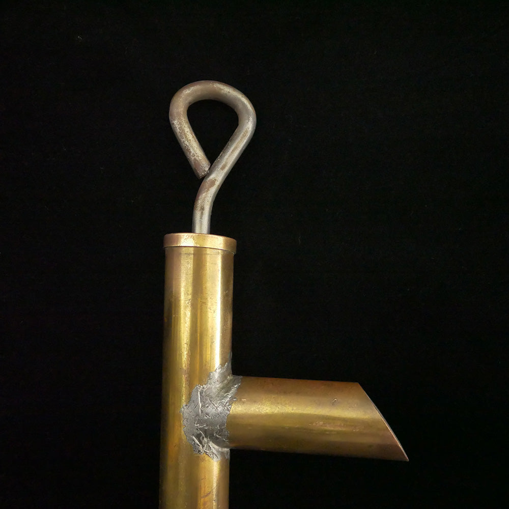 Solid brass antique bilge pump