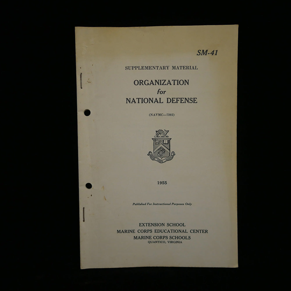 Organization for National Defense, 1955. SM-41