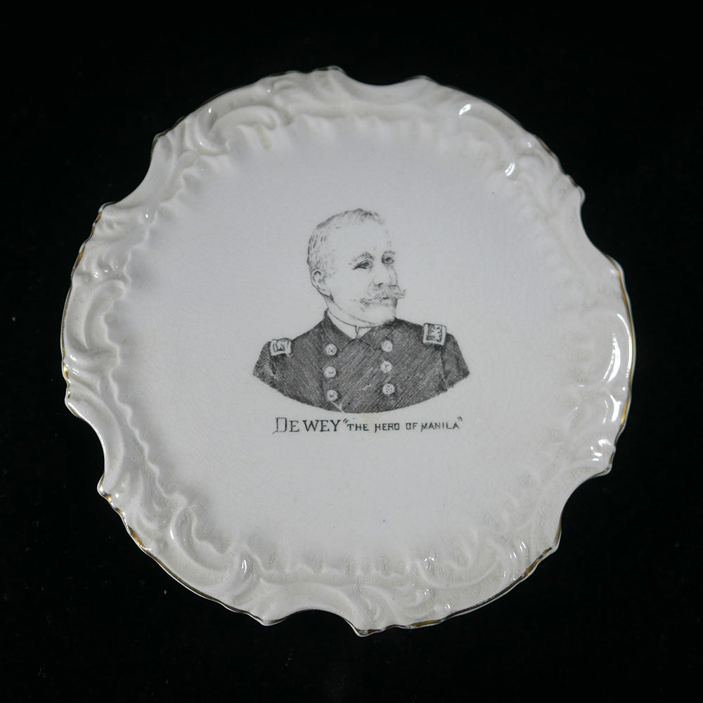 Commemorative Rear Admiral George Dewey "The Hero of Manilla" plate