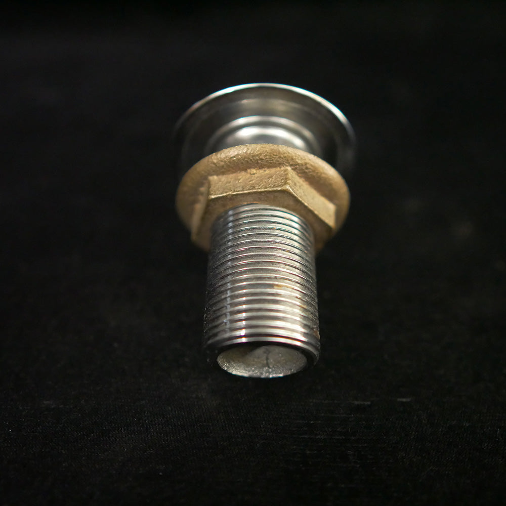 Large 2.5-inch bolt with nut.