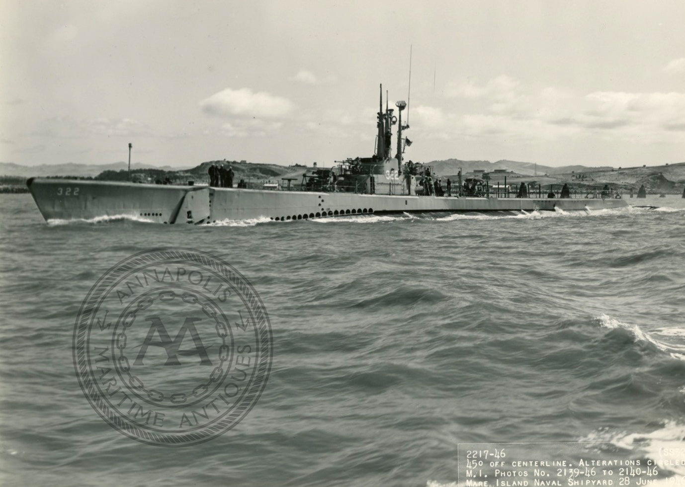 USS Blackfin (SS-322) Submarine