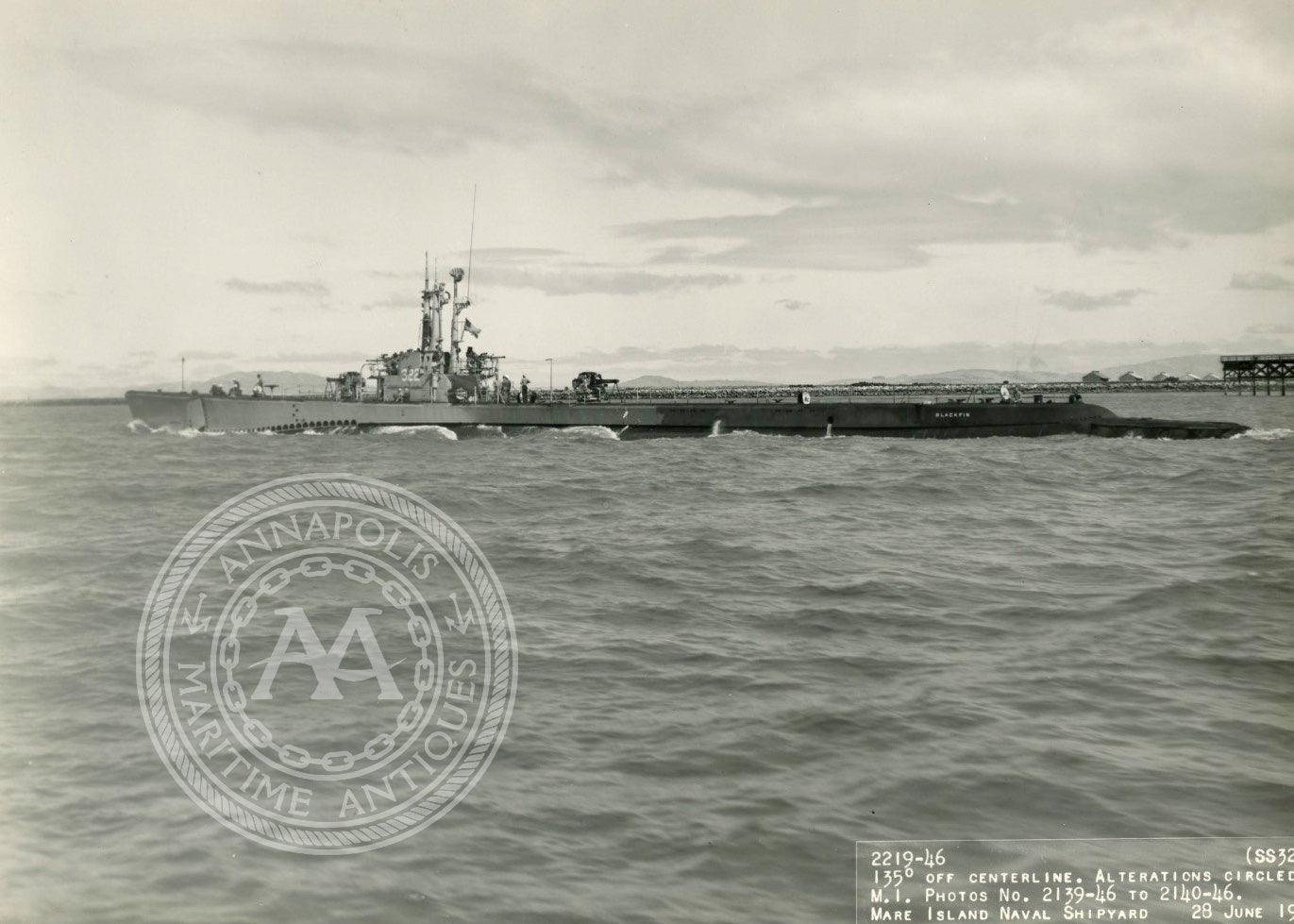 USS Blackfin (SS-322) Submarine