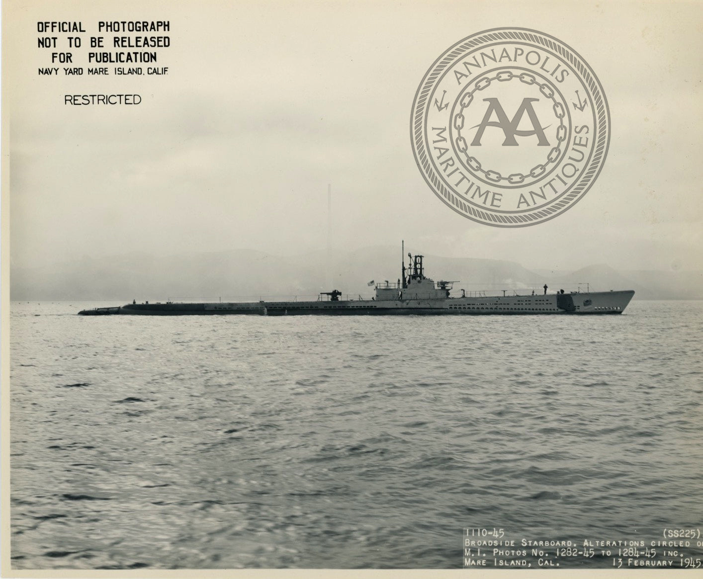 USS Cero (SS-225) Submarine