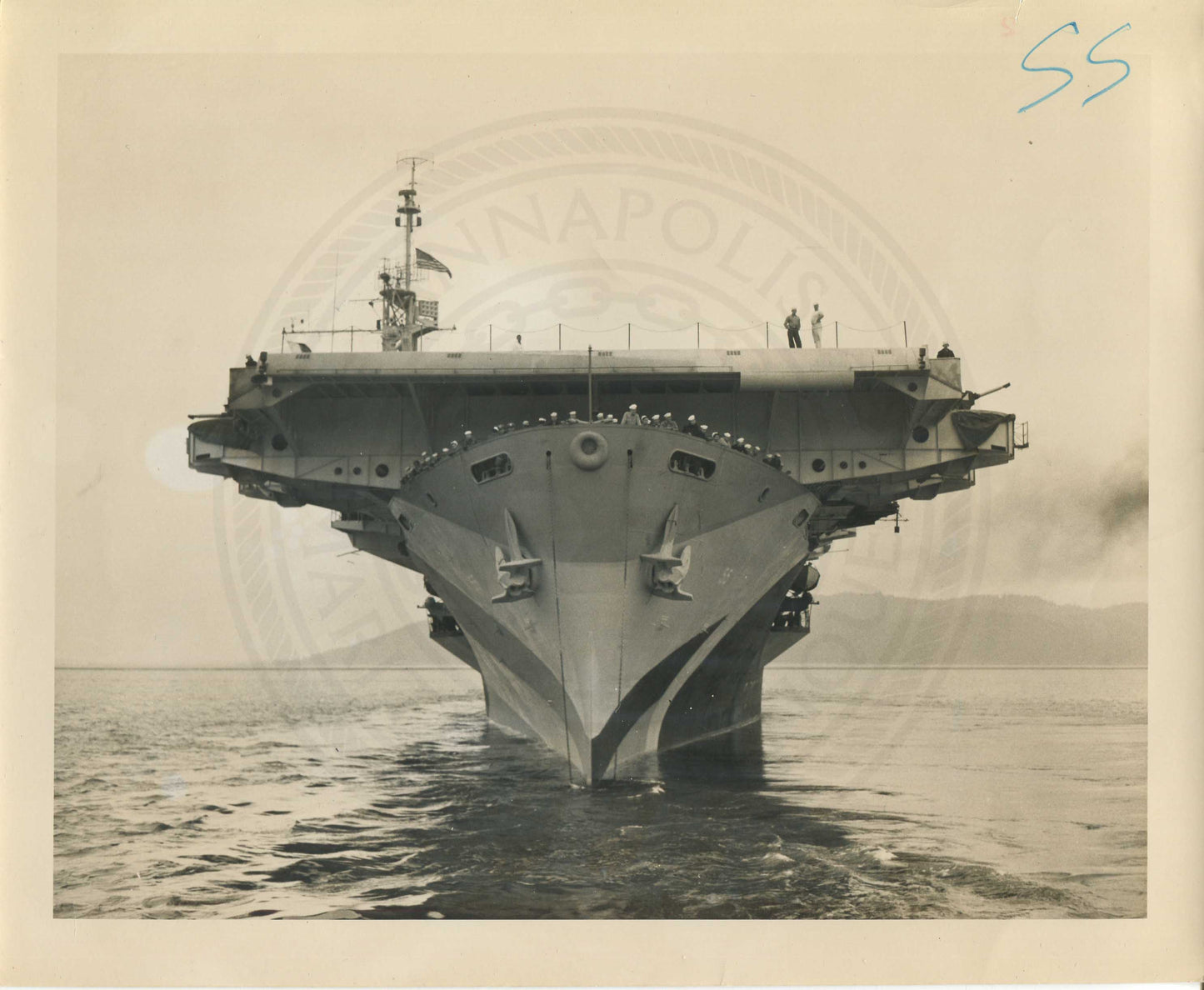 Official Navy Photo of WWII era USS Casablanca (CV-55) Aircraft Carrier - Annapolis Maritime Antiques