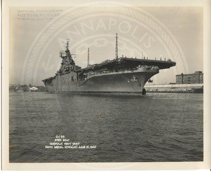 USS Lake Champlain (CV-39) Aircraft Carrier