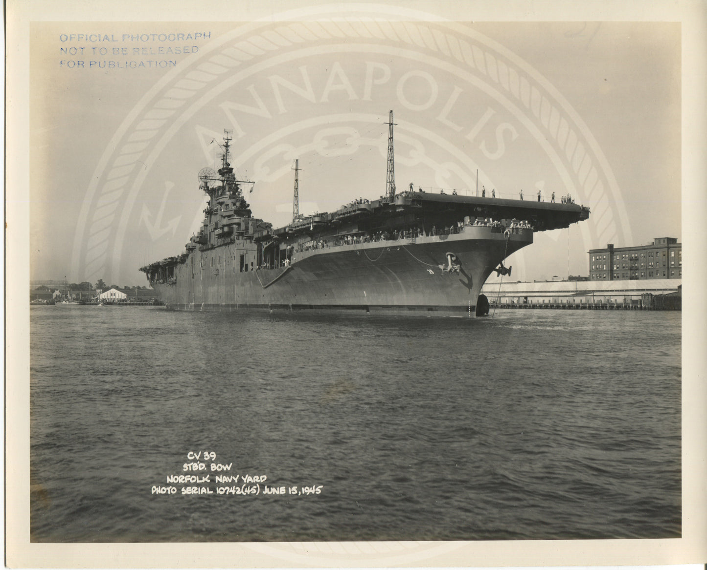 USS Lake Champlain (CV-39) Aircraft Carrier