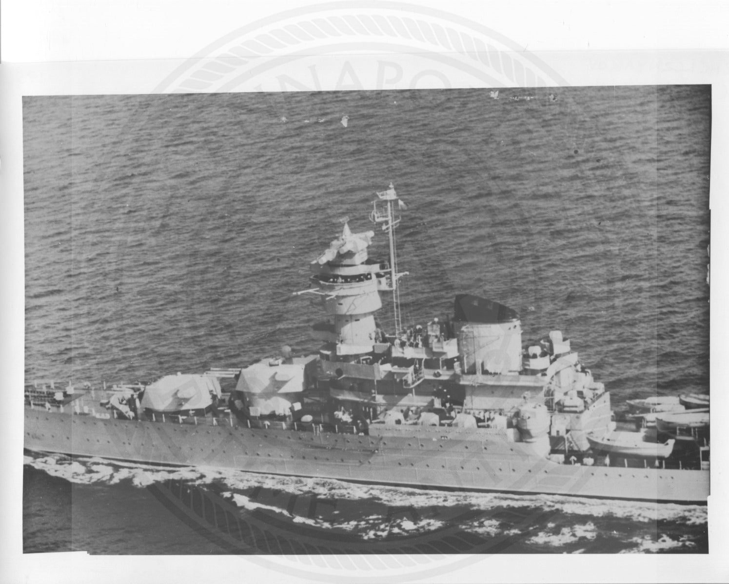 Official U.S. Navy photo the Soviet missile cruiser Chapayev class - Annapolis Maritime Antiques