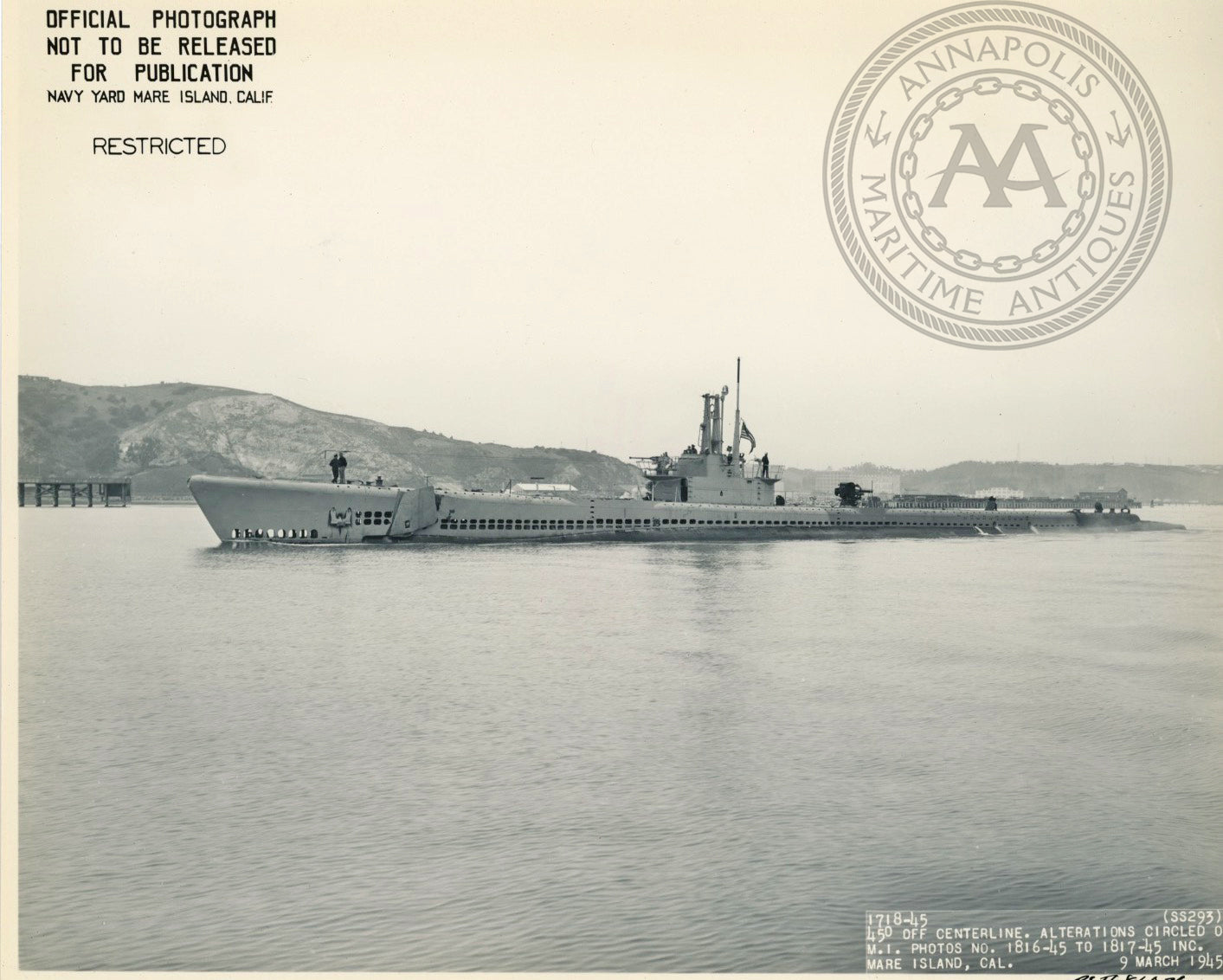 USS Dragonet (SS-293) Submarine