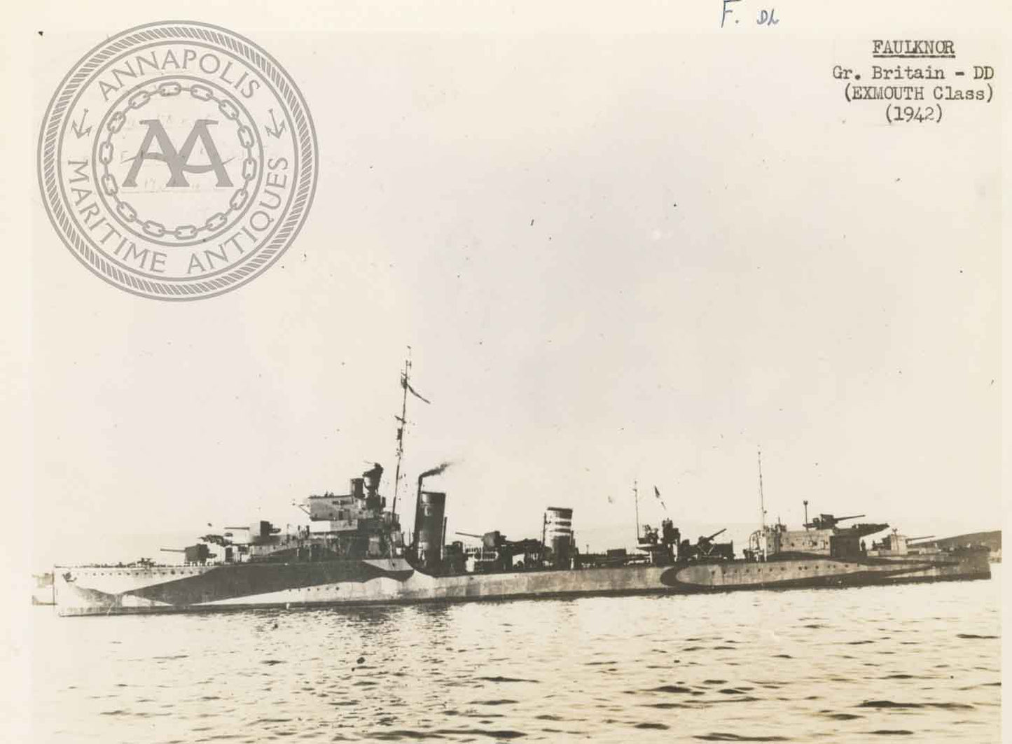 British and Canadian "F" Class Destroyers