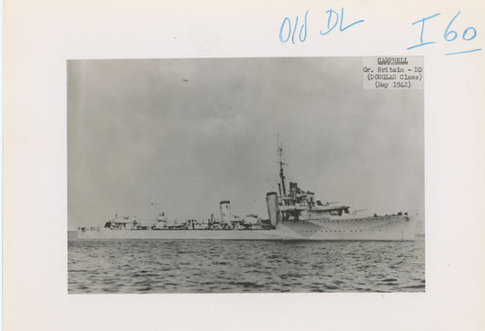 British and Canadian "G" Class Destroyers