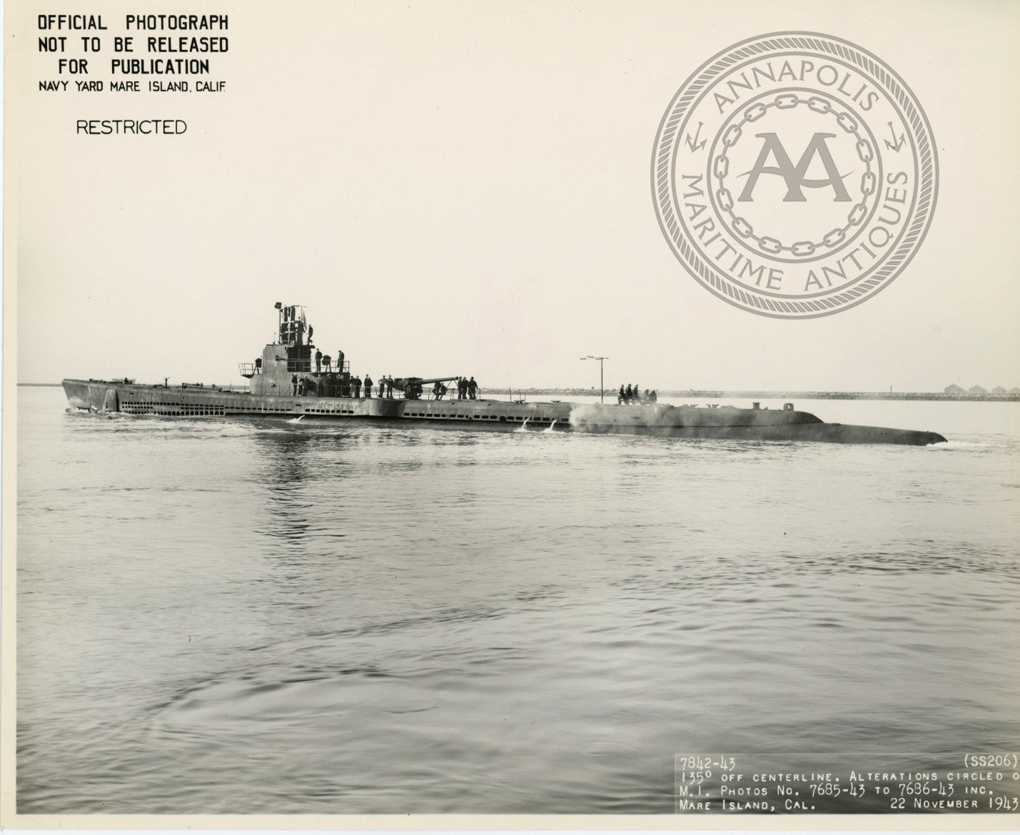 USS Gar (SS-206) Submarine