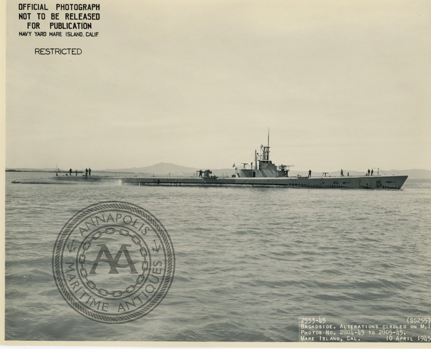 USS Haddo (SS-255) Submarine
