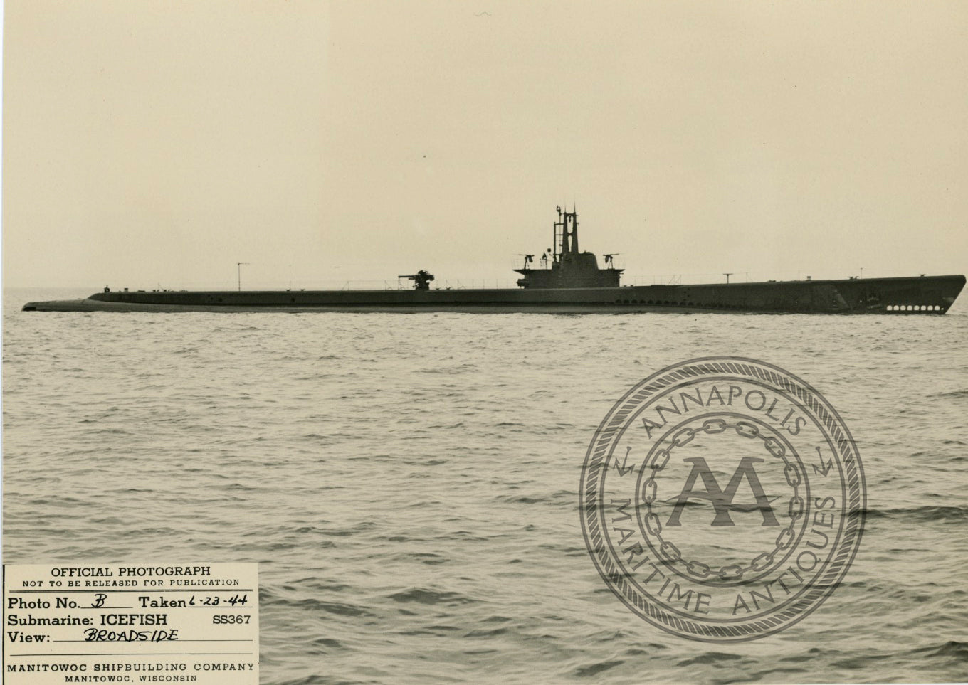 USS Icefish (SS-237) & USS Jallao Submarines