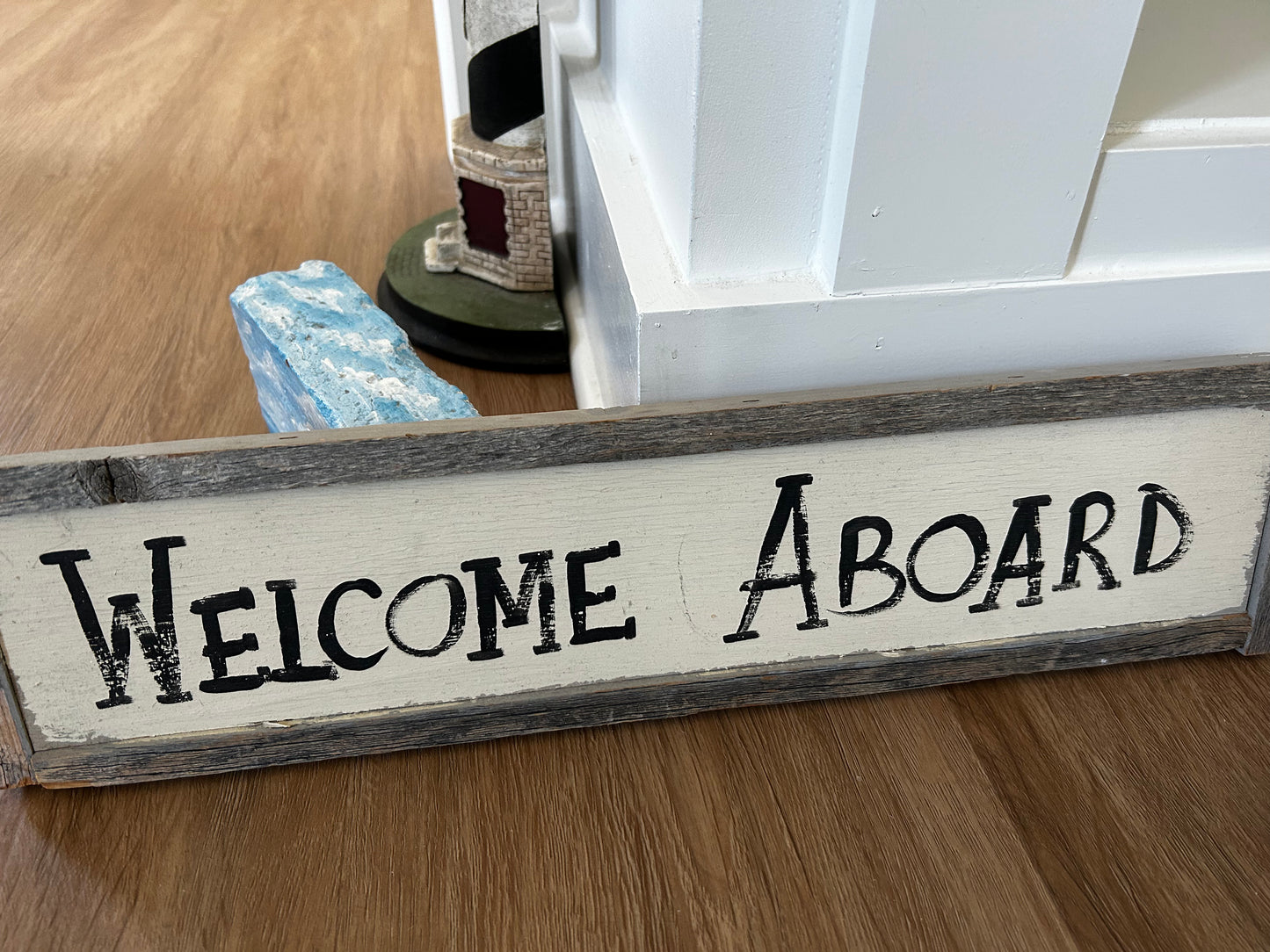 Sign - "Welcome Aboard"
