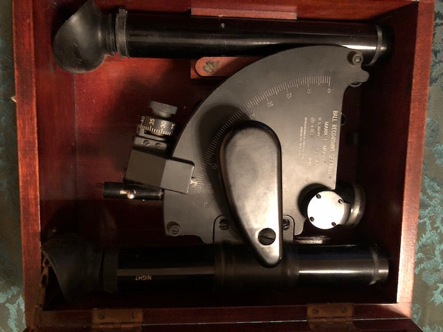 Sextant, WWII Ball Recording 1944 - Annapolis Maritime Antiques