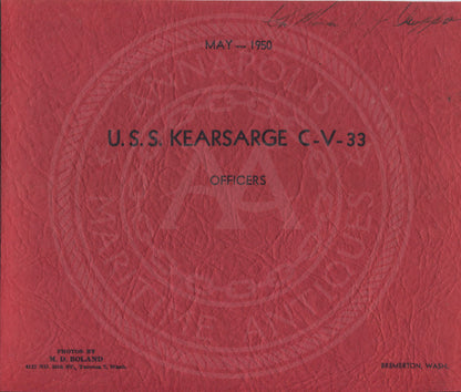 USS Kearsarge (CV 31) Historical/Genealogical Lot - Annapolis Maritime Antiques