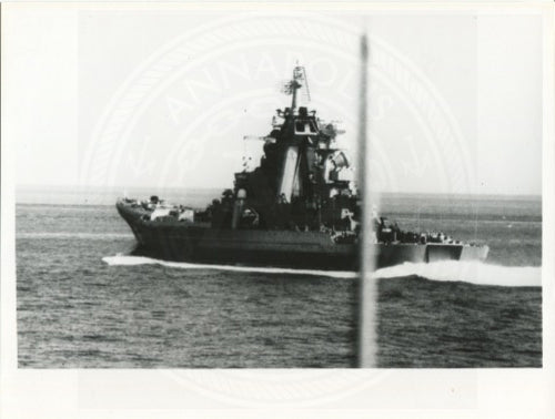 Official U.S. Navy photo the Soviet nuclear powered missile cruiser Kirov. - Annapolis Maritime Antiques