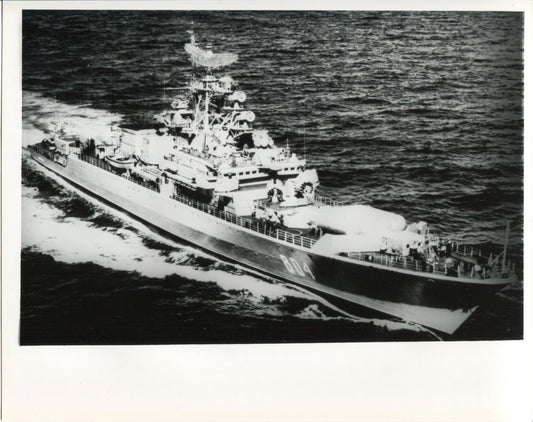 Official U.S. Navy photo of Soviet Krivak I class frigate Rositelnyy - Annapolis Maritime Antiques