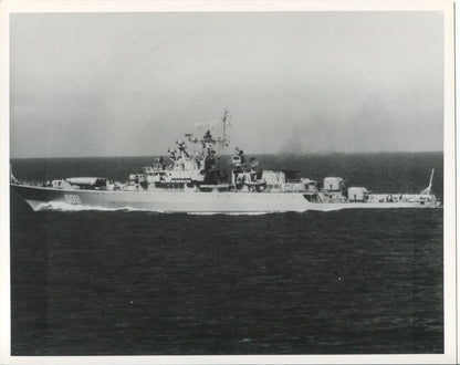 Official U.S. Navy photo of Soviet Krivak I class frigate Retivy - Annapolis Maritime Antiques