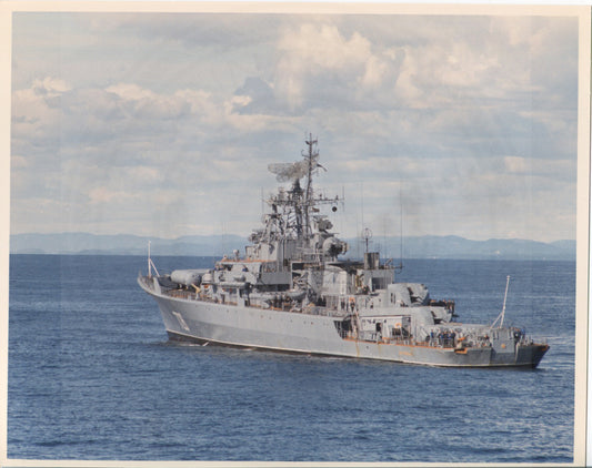 Official U.S. Navy photo of Soviet Krivak I class frigate Druzhny. - Annapolis Maritime Antiques