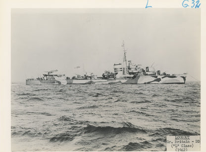 British and Canadian "L" Class Destroyers