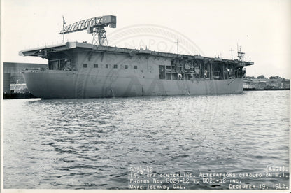 USS Long Island (CVL-9) Aircraft Carrier