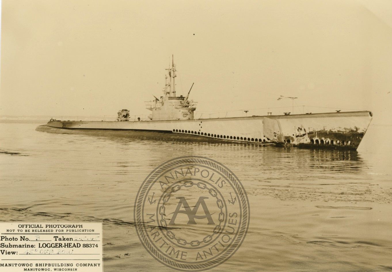 USS Loggerhead (SS-374) Submarine