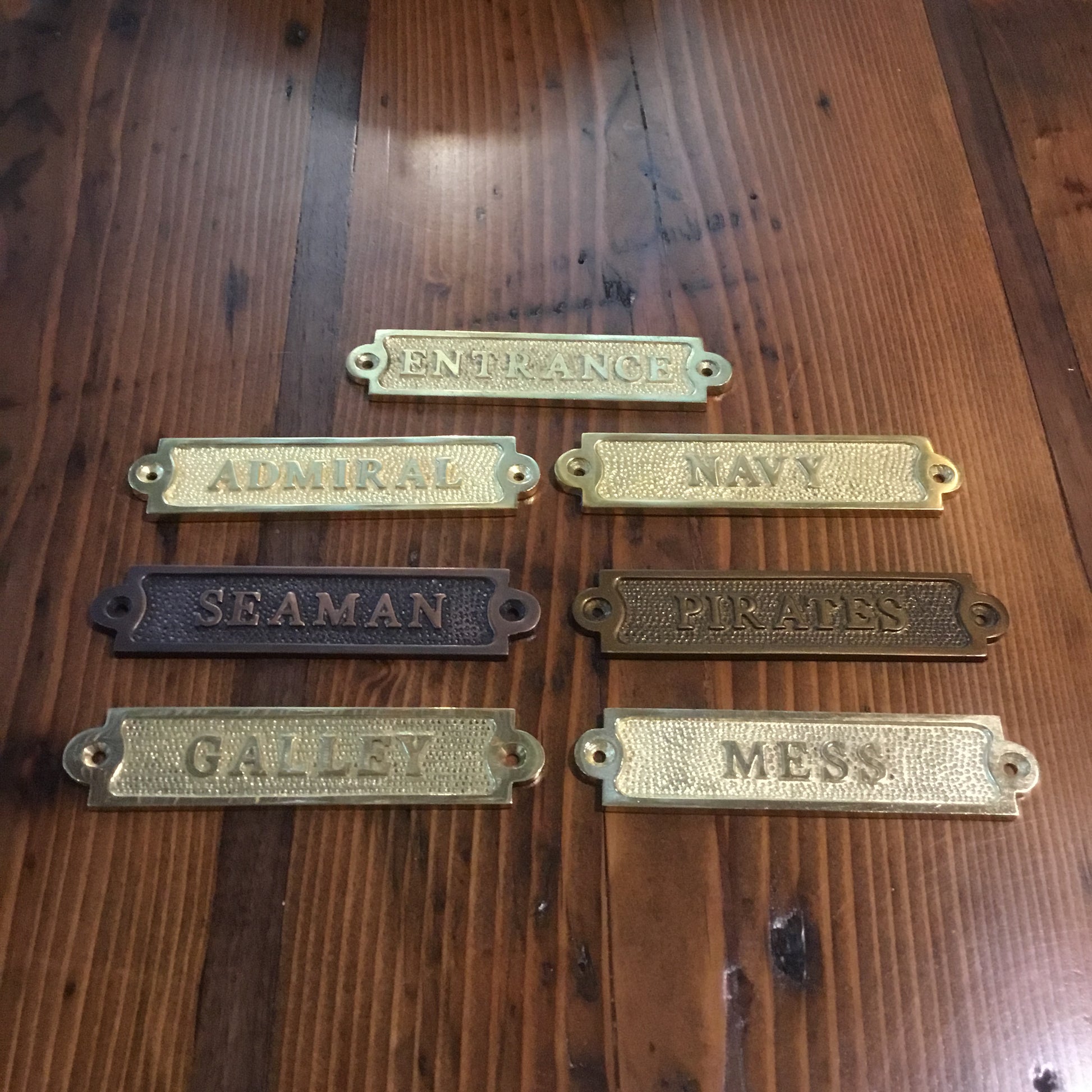 Assorted Name Plate Signs, 6 – Annapolis Maritime Antiques