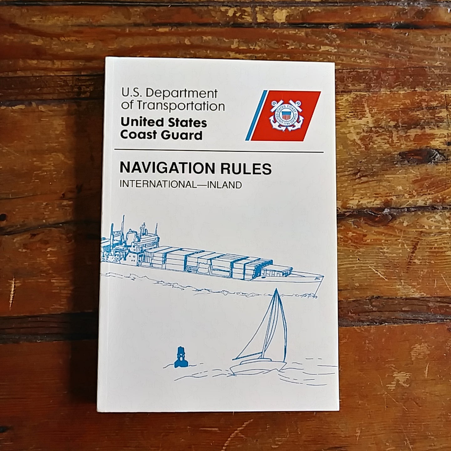 Book, "Navigation Rules - International-Inland - U.S. Dept. of Transp. U.S. Coast Guard