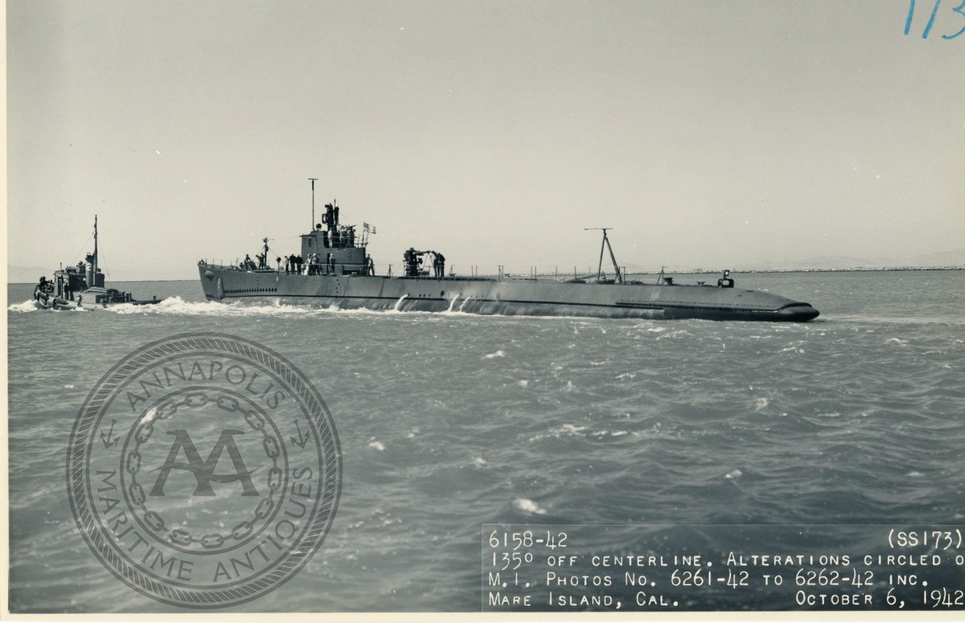 USS Pike (SS-173 / P-2) Submarine