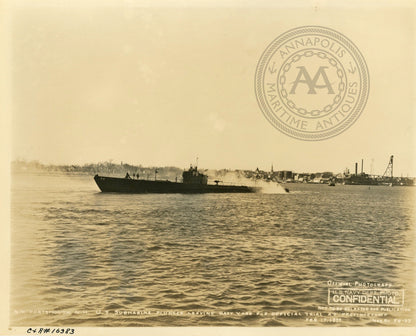 USS Plunger (SS-179 / P-8) Submarine