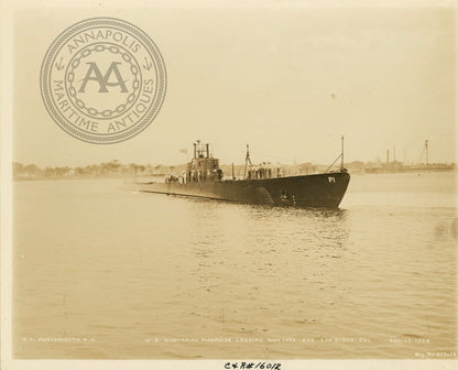 USS Porpoise (SS-172 / P-1) Submarine