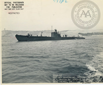 USS Porpoise (SS-172 / P-1) Submarine