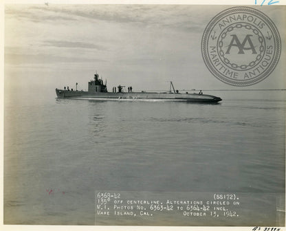 USS Porpoise (SS-172 / P-1) Submarine