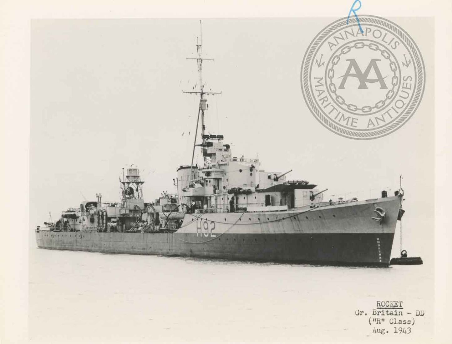 British and Canadian "R" Class Destroyers