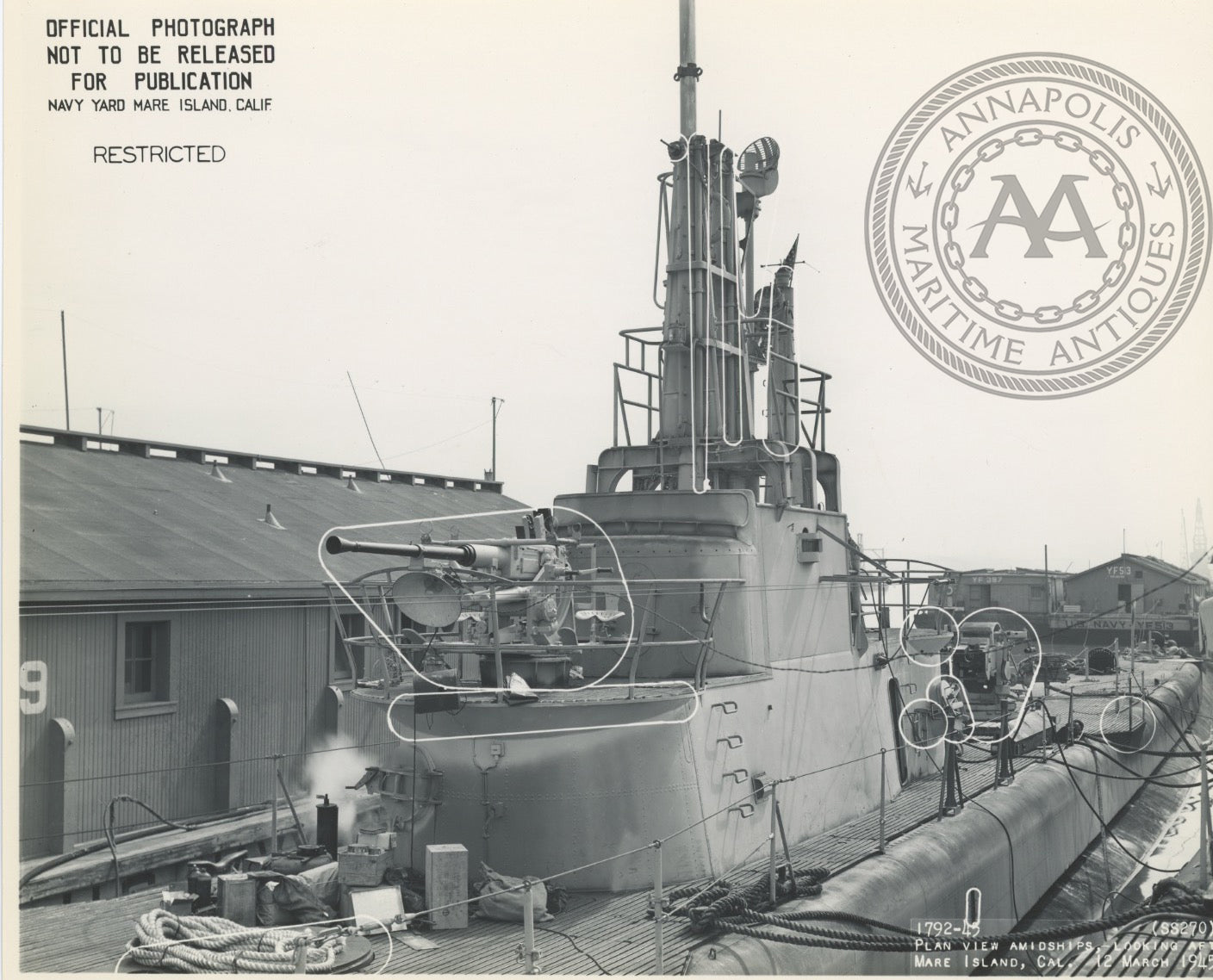 USS Raton (SS-270) Submarine