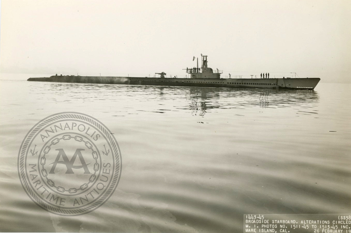 USS Sand Lance (SS-237) Submarine