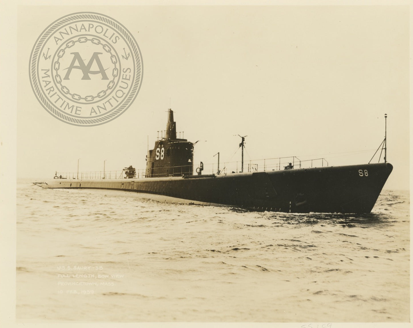 USS Saury (SS-189 / S-8) Submarine