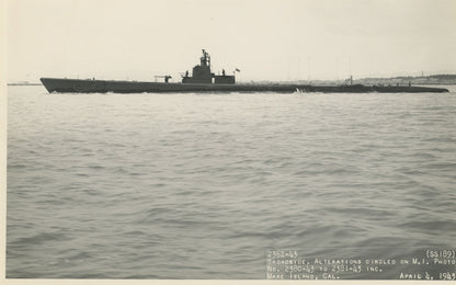 USS Saury (SS-189 / S-8) Submarine