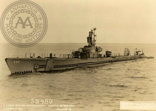 USS Spinax (SS-489) Submarine