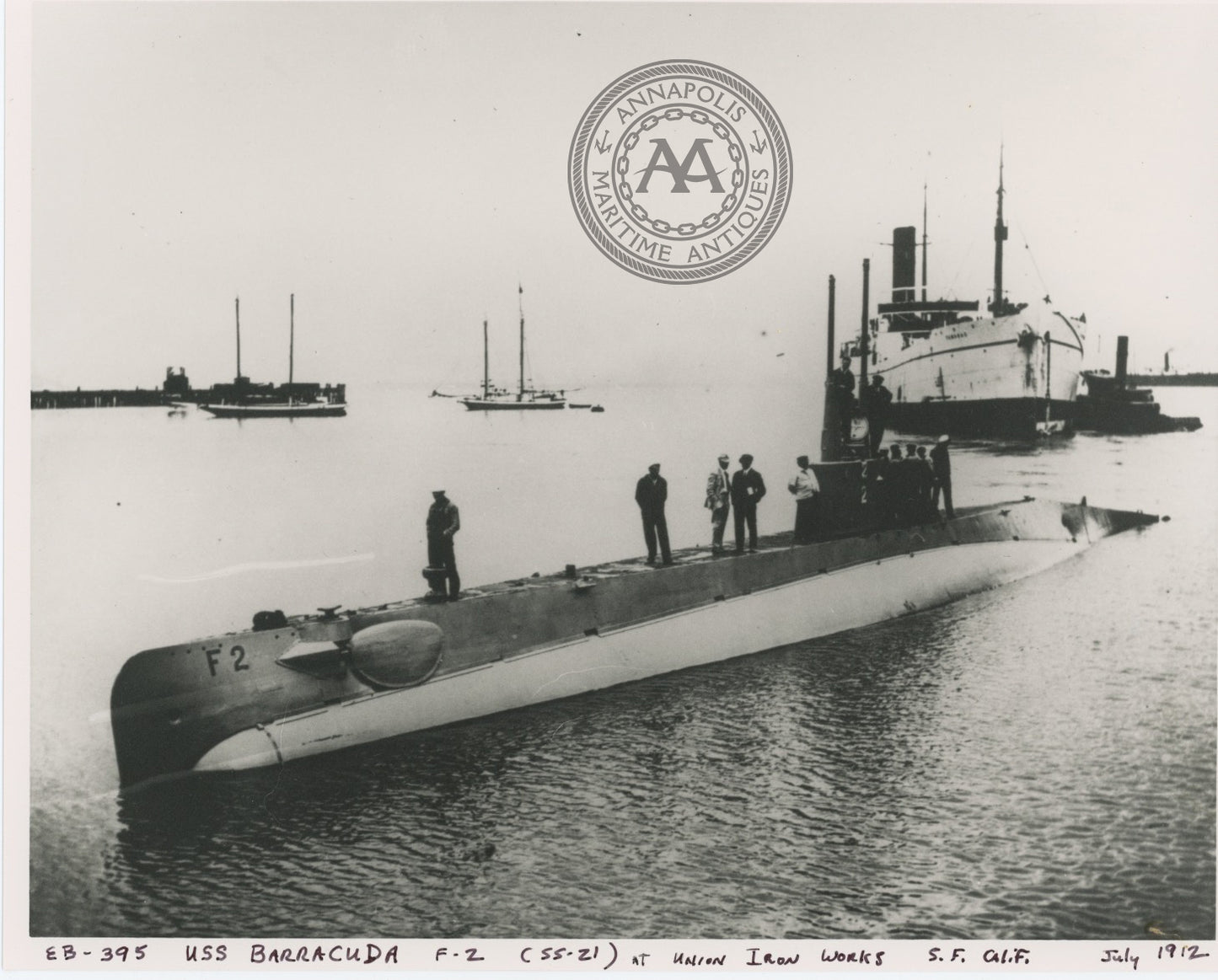 USS Barracuda (F-1 SS-21) Submarine