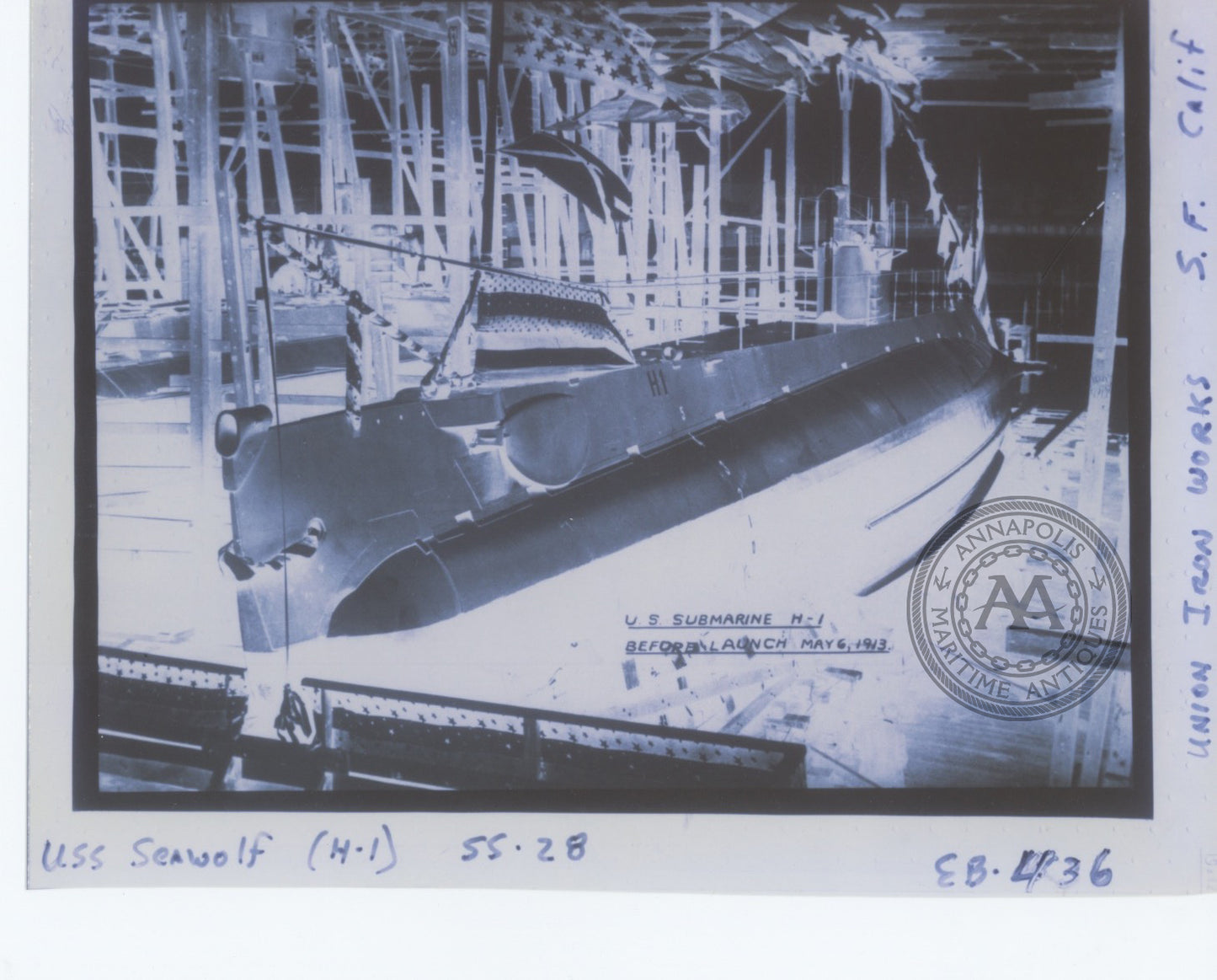 USS Seawolf (H-1 & SS-28) Submarine