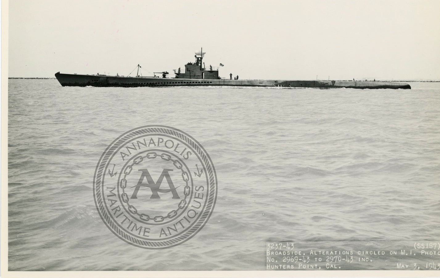 USS Sturgeon (SS-187 / S-6) Submarine