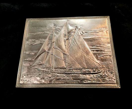 Bronze Plate - Gertrude L. Thebaud Ship