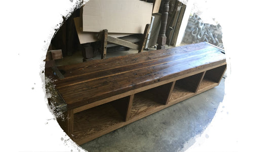 Liberty Ship Hatch Cover Bench  w/Storage