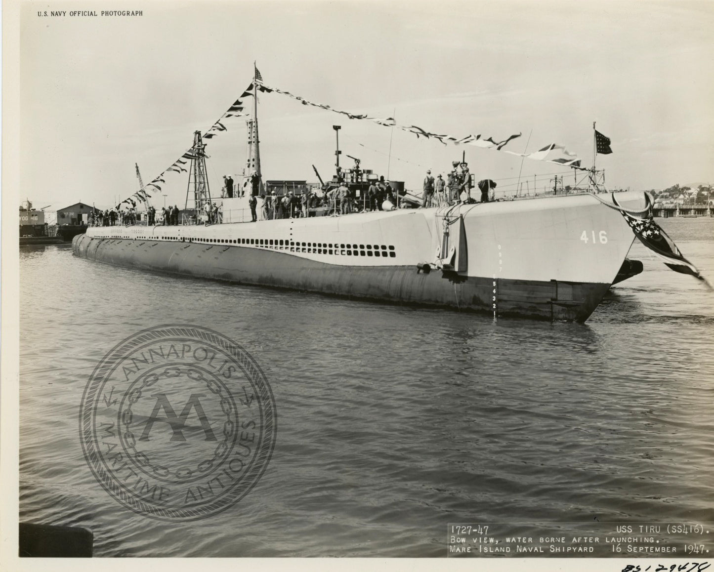 USS Tiru (SS-416) Submarine