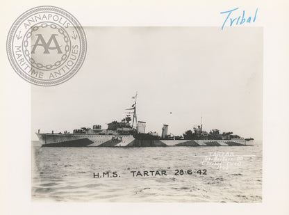 British and Canadian "Tribal" Class Destroyers