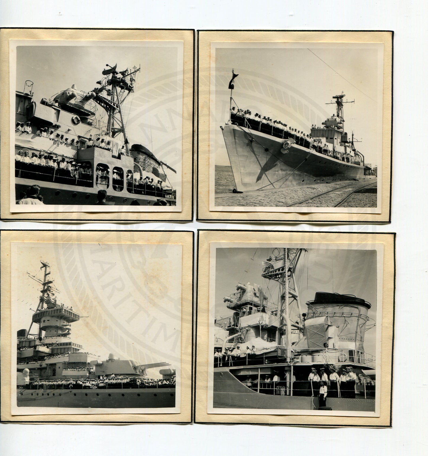Official U.S. Navy photo of Soviet warship - Annapolis Maritime Antiques