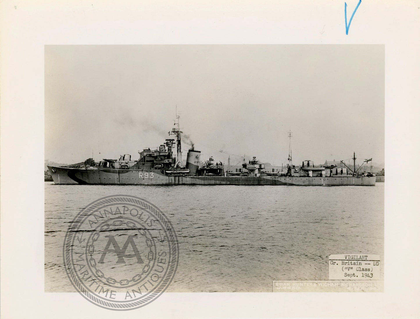 British and Canadian "V" Class Destroyers